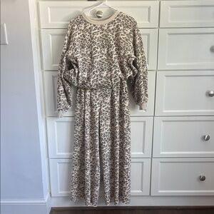 Aerie Leopard Print Jogger Set